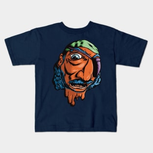 Pirate with Eye Patch Kids T-Shirt